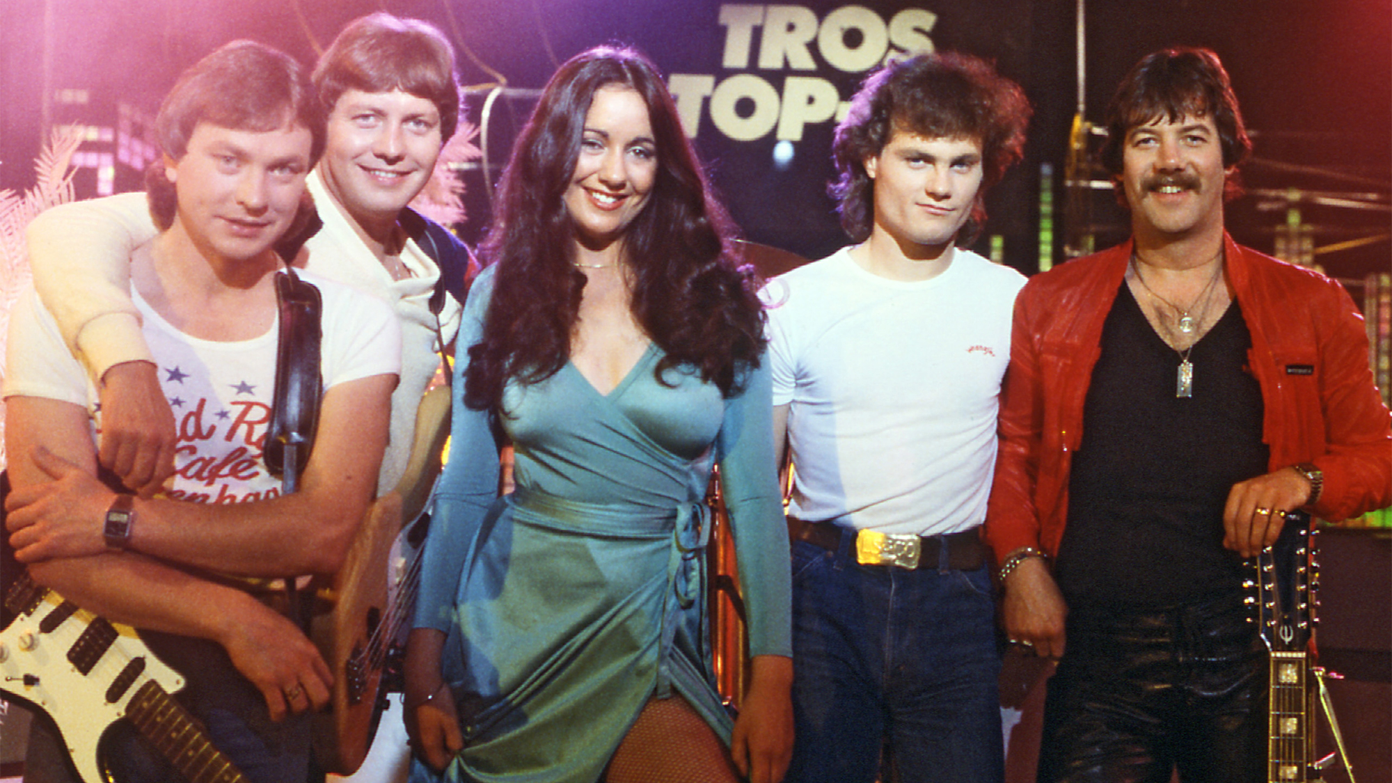 1979: Scottish pop group Middle of the Road (Linda Carroll, Ken Andrew, Eric McCredie, Ian McCredie, Neil Henderson)