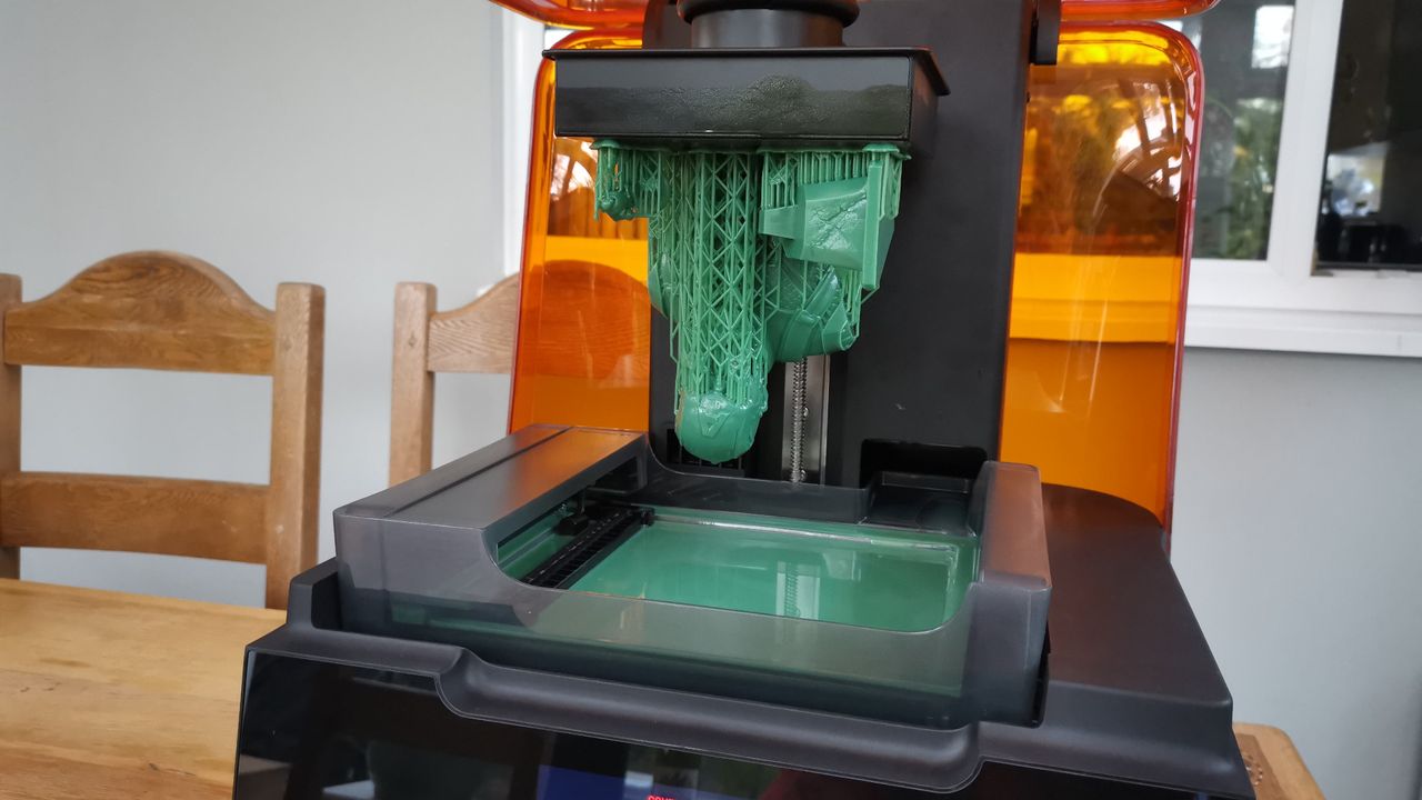 A finished model created on the Formlabs Form 3