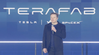 Elon Musk speaking on Terafab