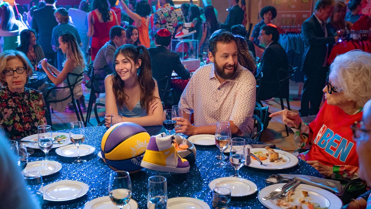 Sunny Sandler and Adam Sandler in Netflix&#039;s You Are So Not Invited to My Bat Mitzvah