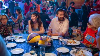 Sunny Sandler and Adam Sandler in Netflix's You Are So Not Invited to My Bat Mitzvah