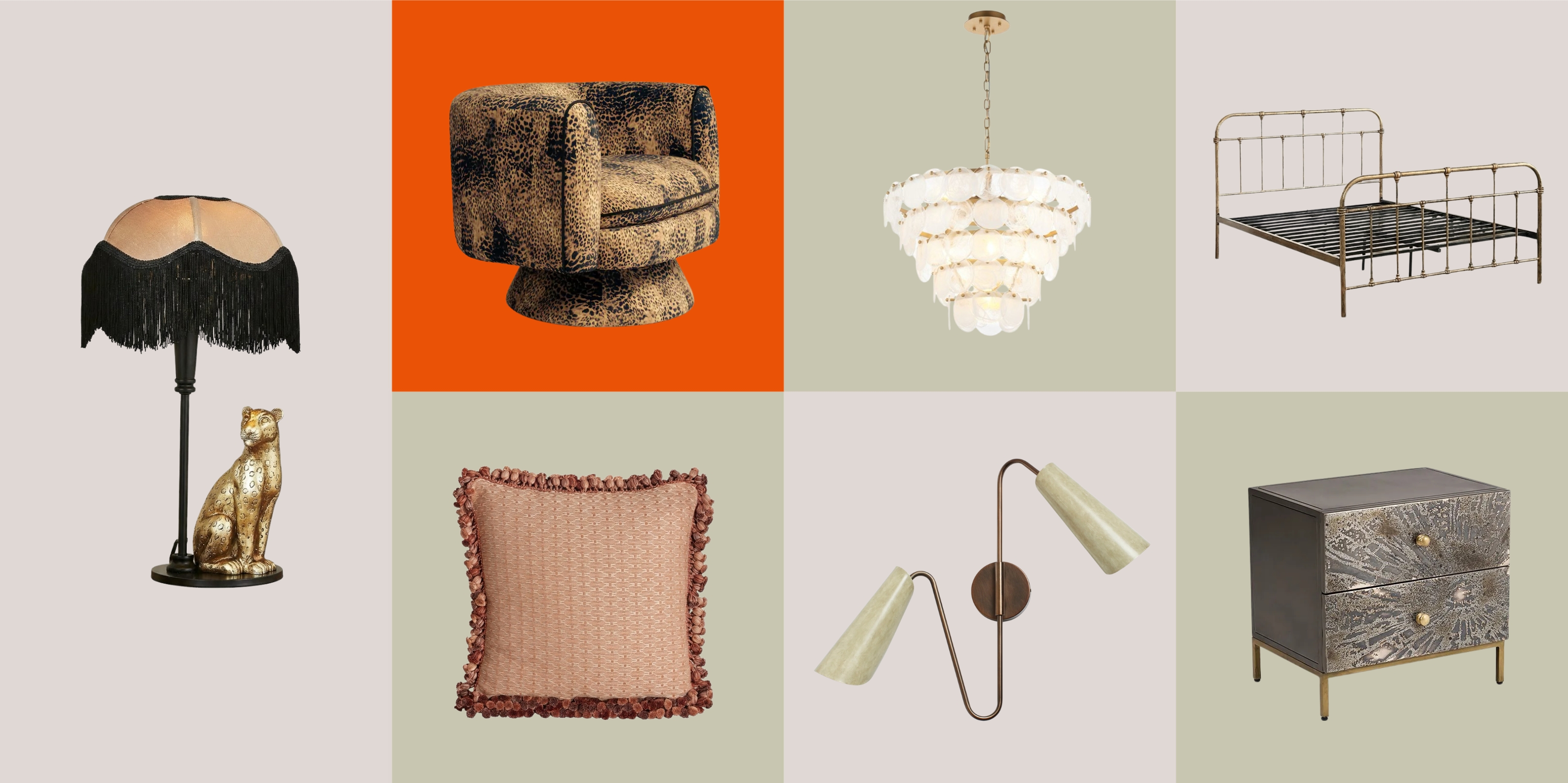 Hollywood Regency Glamour Bedroom Decor 