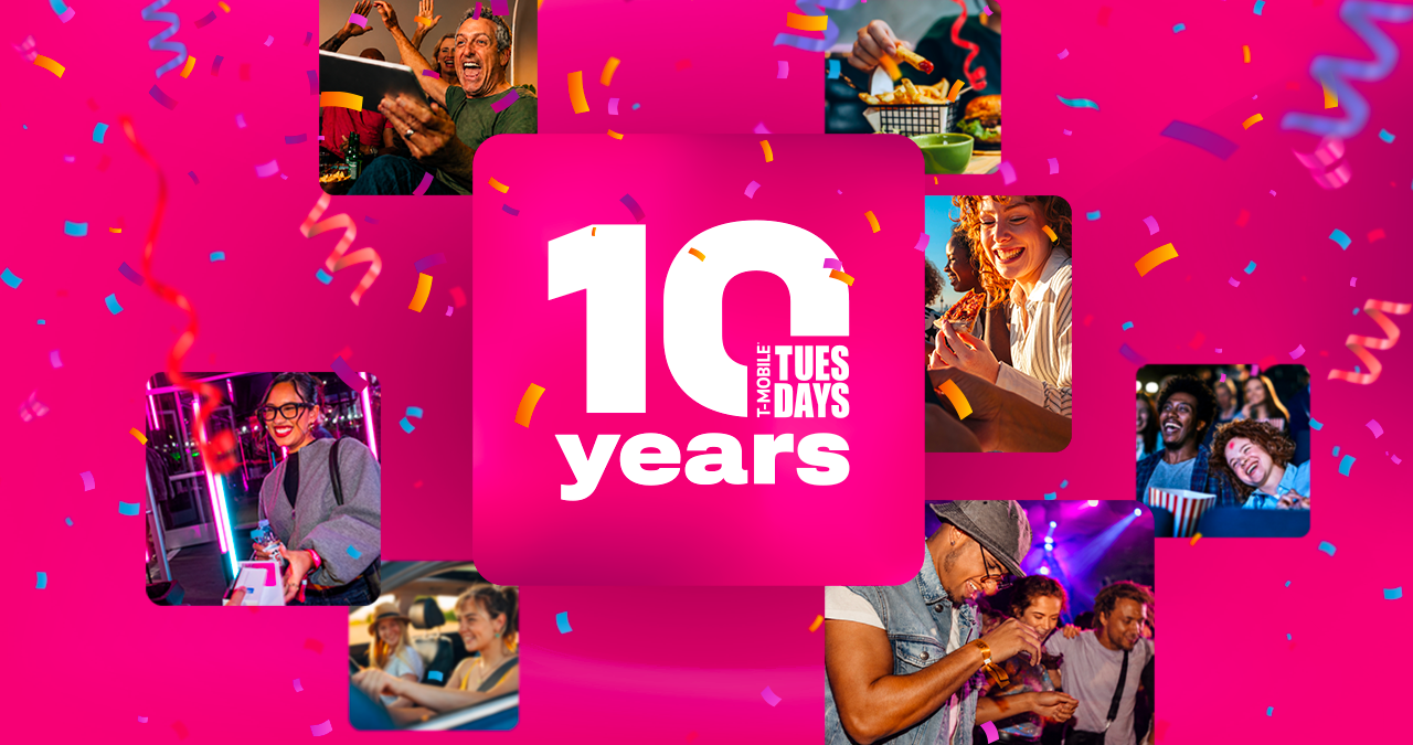 T-Mobile Tuesdays 10 year anniversary.