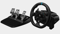 Logitech G923 Trueforce racing wheel and pedals