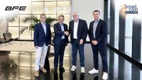 Left to right, Sven Hesselbach, Martin Dempf, Stefan Breder and Maximilian Breder