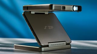 Aurzen ZIP Tri-Fold Portable Projector in Titanium Gold