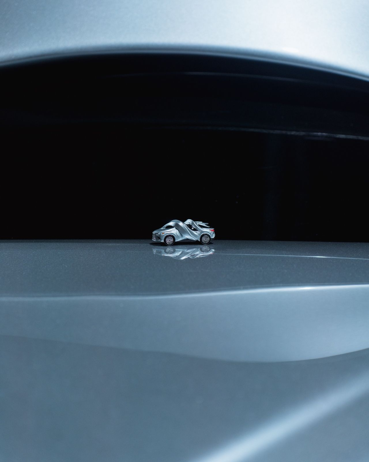Lexus produced scale models of each sculpture