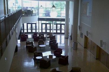 College Atrium Outfitted with JBL Loudspeakers