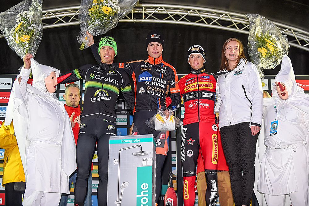 Wout Van Aert (Vastgoedservice-Golden Palace) wins Superprestige Francorchamps