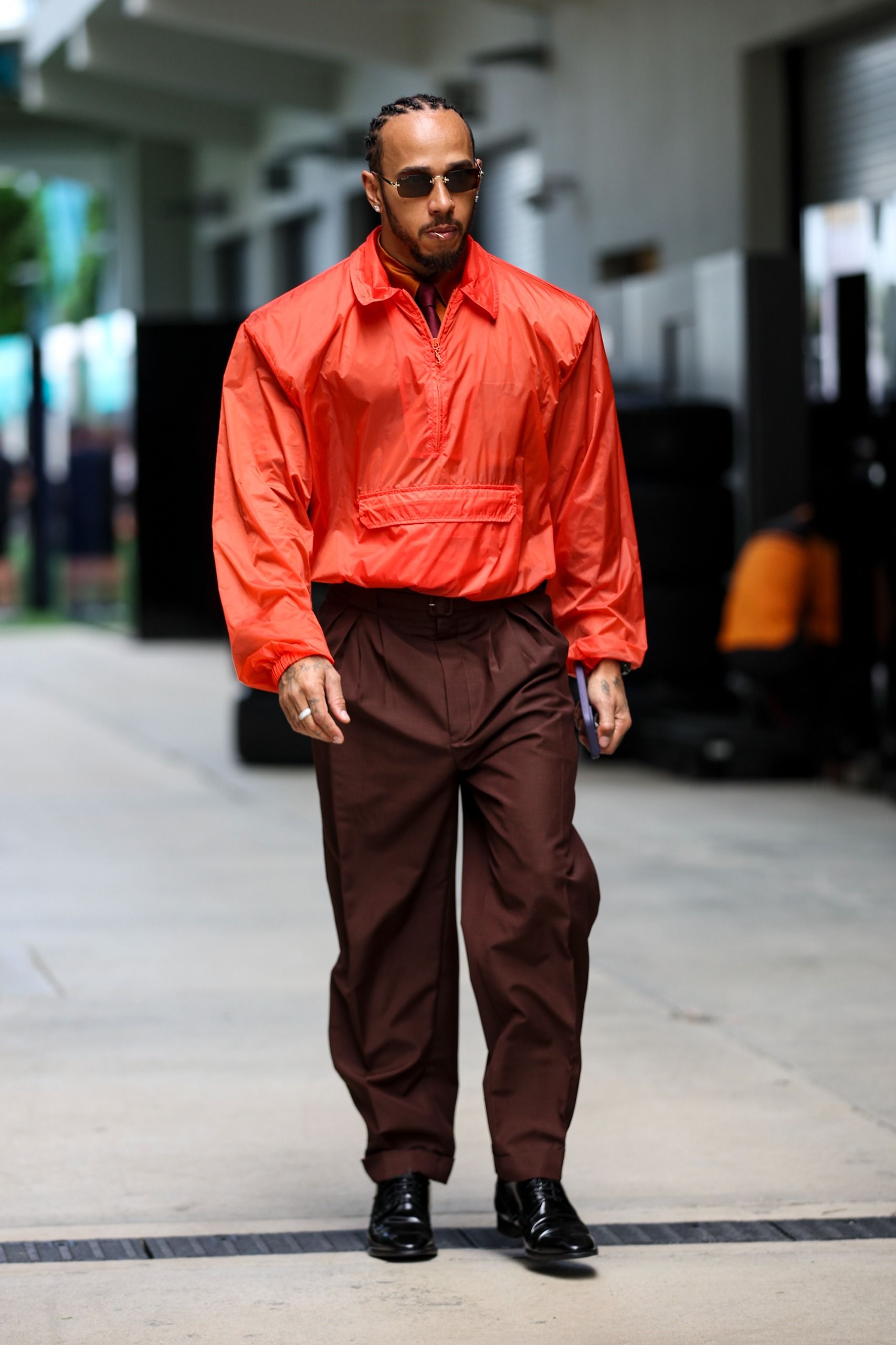 Lewis Hamilton of Scuderia Ferrari during the Formula 1 Crypto.com Miami Grand Prix at Miami International Autodrome in Miami Gardens, Florida, United States, from April 30 to May 3, 2026.