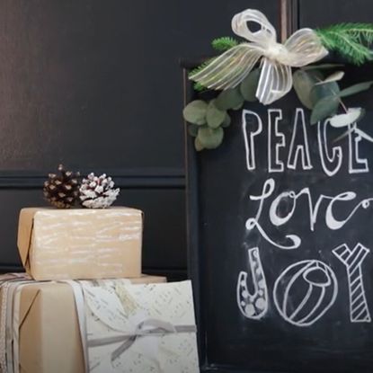 christmas greetings board