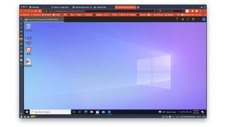 A screenshot of Windows 365 running in a browser window