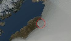 greenland impact site