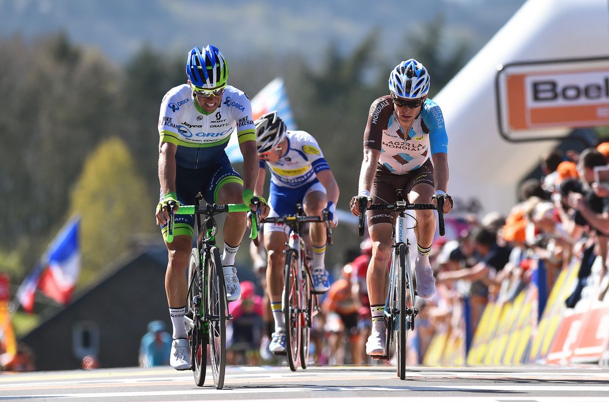 Michael Matthews (Orica-GreenEdge) finishes in 21st place