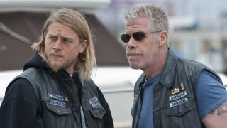 Charlie Hunnam and Ron Perlman on Sons of Anarchy