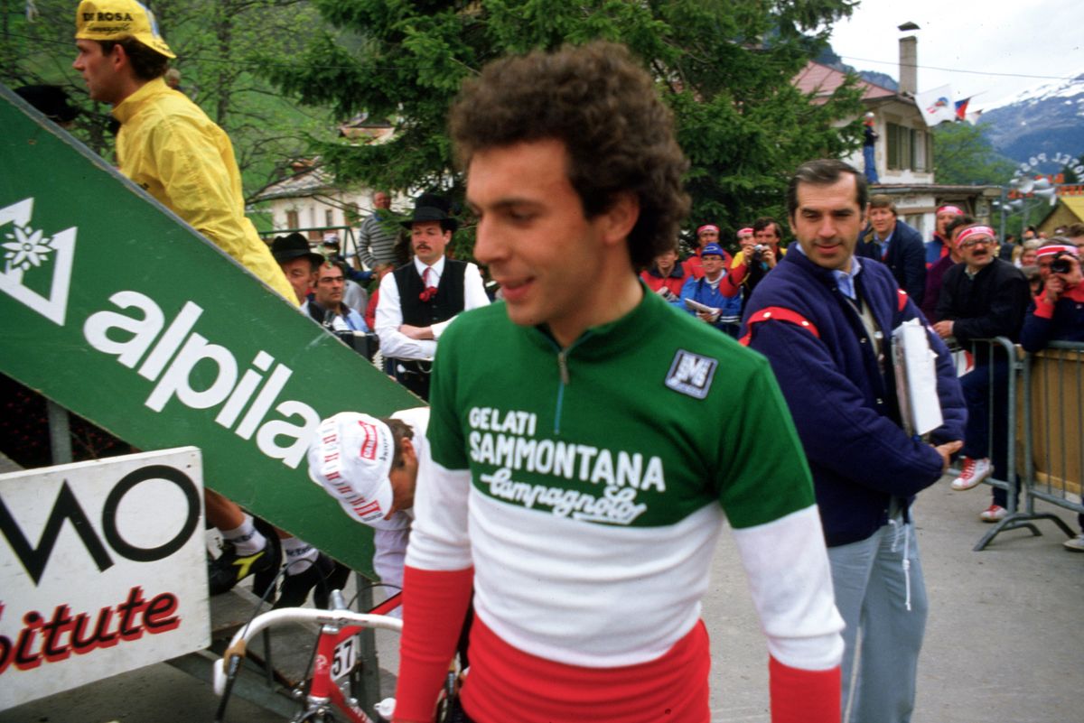 Moreno Argentin on the 1984 Giro d'Italia.