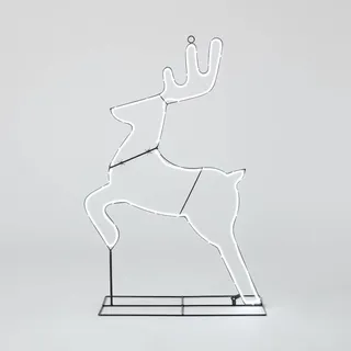 Led Neon Style Metal Reindeer Christmas Novelty Silhouette Light - Wondershop™