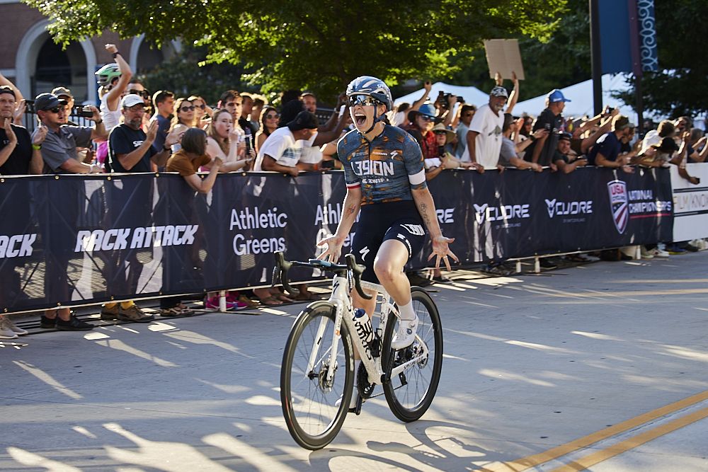 Kendall Ryan wins 2021 USA Cycling Pro Criterium Championship