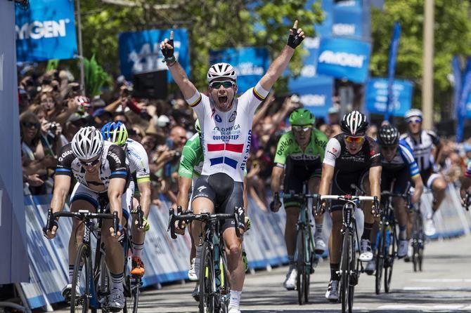 Mark Cavendish wins the final stage at the Tour of California