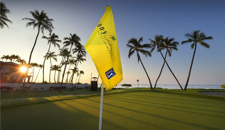 Sony Open Flag In The Sunset