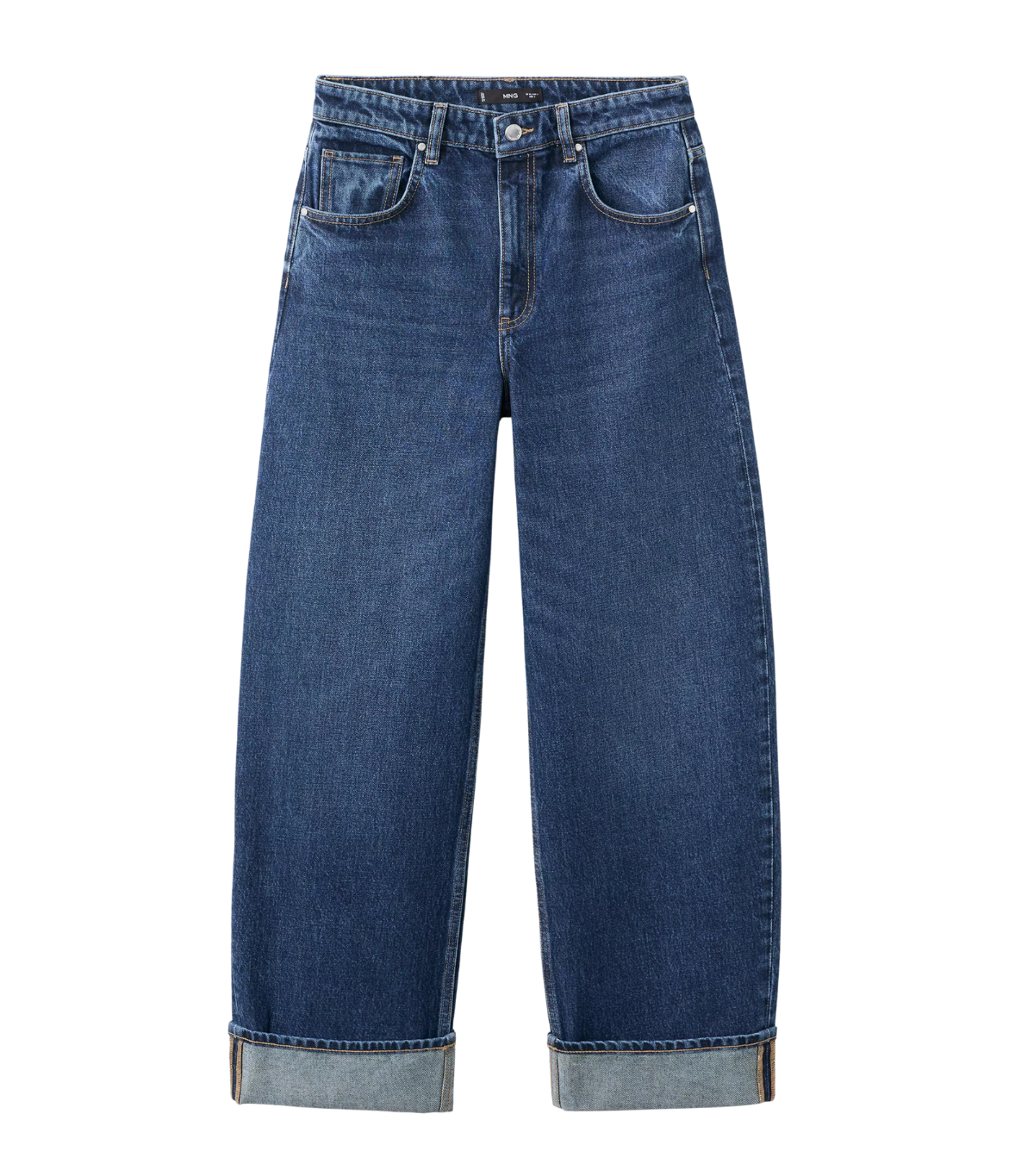 MANGO, Balloon Jeans With Cuffed Hem - Women | Mango Usa