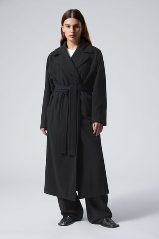 Kia Oversized Wool Blend Coat