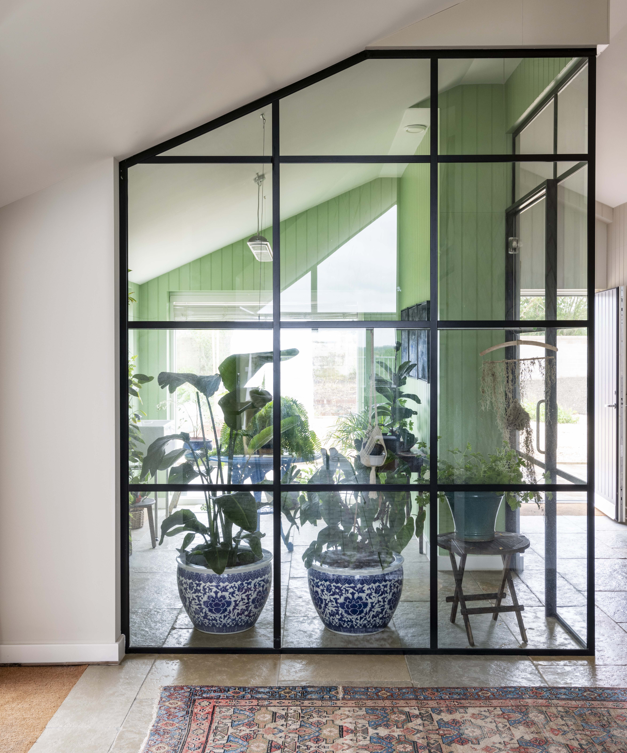 internal windows in barn conversion