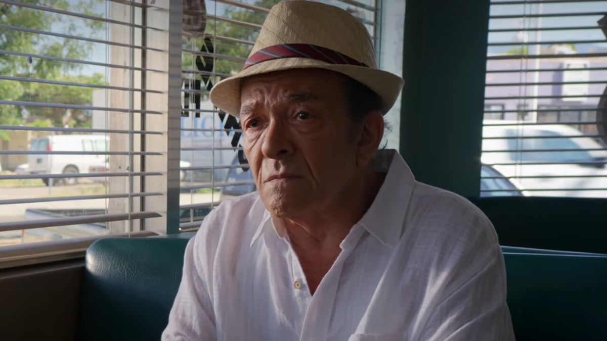 Mark Margolis sits looking concerned in Better Call Saul.