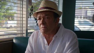 Mark Margolis sits looking concerned in Better Call Saul.
