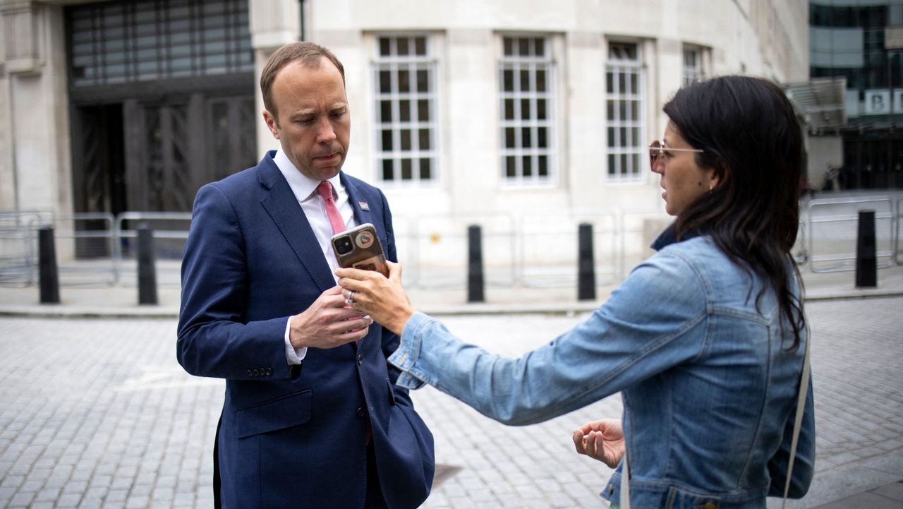 Matt Hancock with Gina Coladangelo