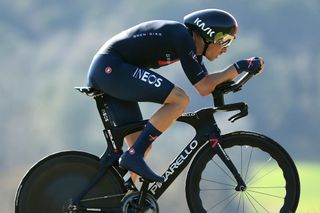 PLA DE LESTANY BANYOLES SPAIN MARCH 23 Rohan Dennis of Australia and Team INEOS Grenadiers and Team Lotto Soudal during the 100th Volta Ciclista a Catalunya 2021 Stage 2 a 185km Individual Time Trial stage from Pla de LEstany Banyoles to Pla de LEstany Banyoles 145m ITT VoltaCatalunya100 on March 23 2021 in Pla de LEstany Banyoles Spain Photo by David RamosGetty Images