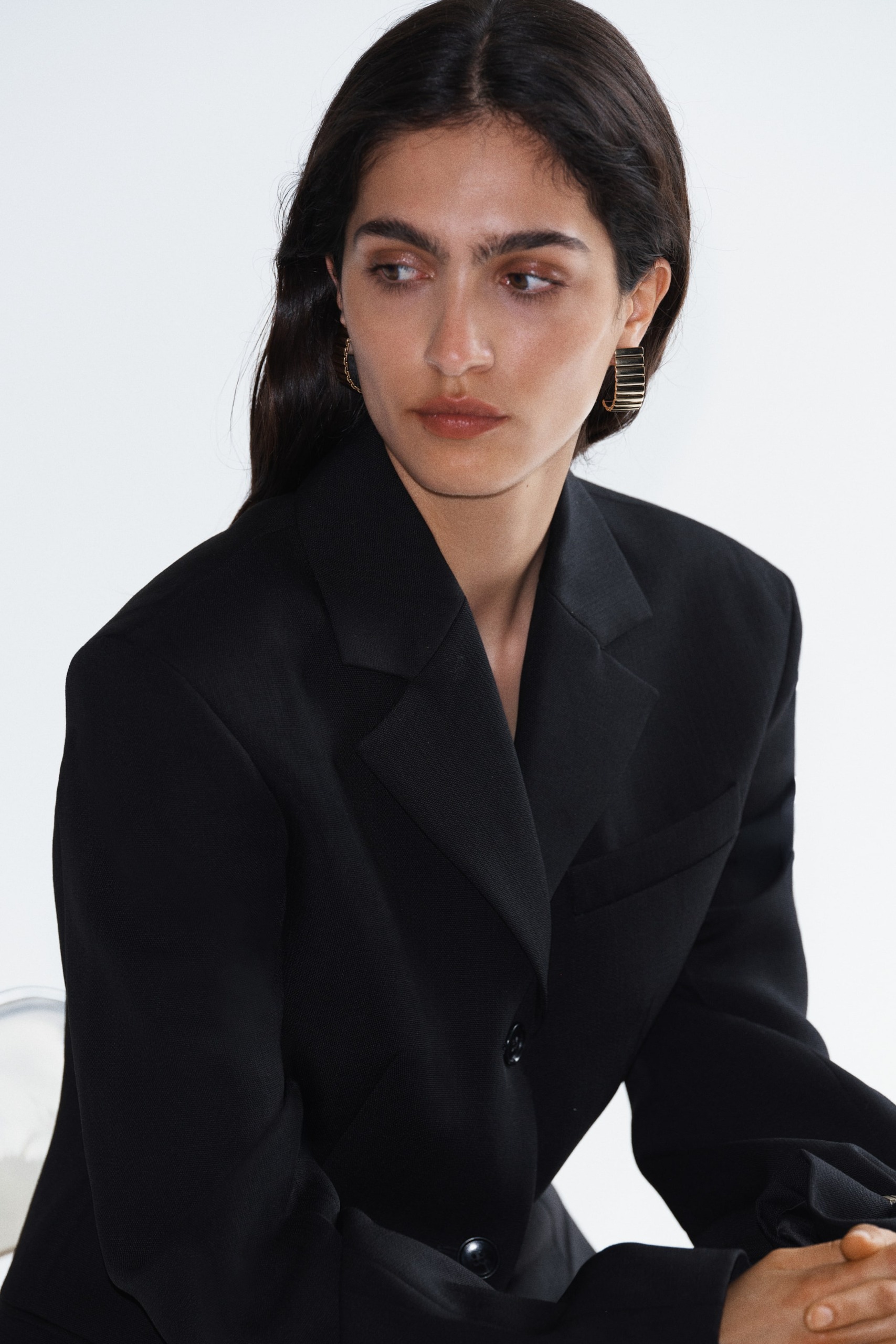 Single-Breasted Wool Blazer