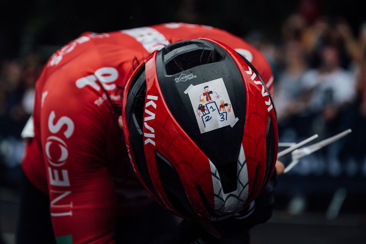 Geraint Thomas at the Tour of Britain