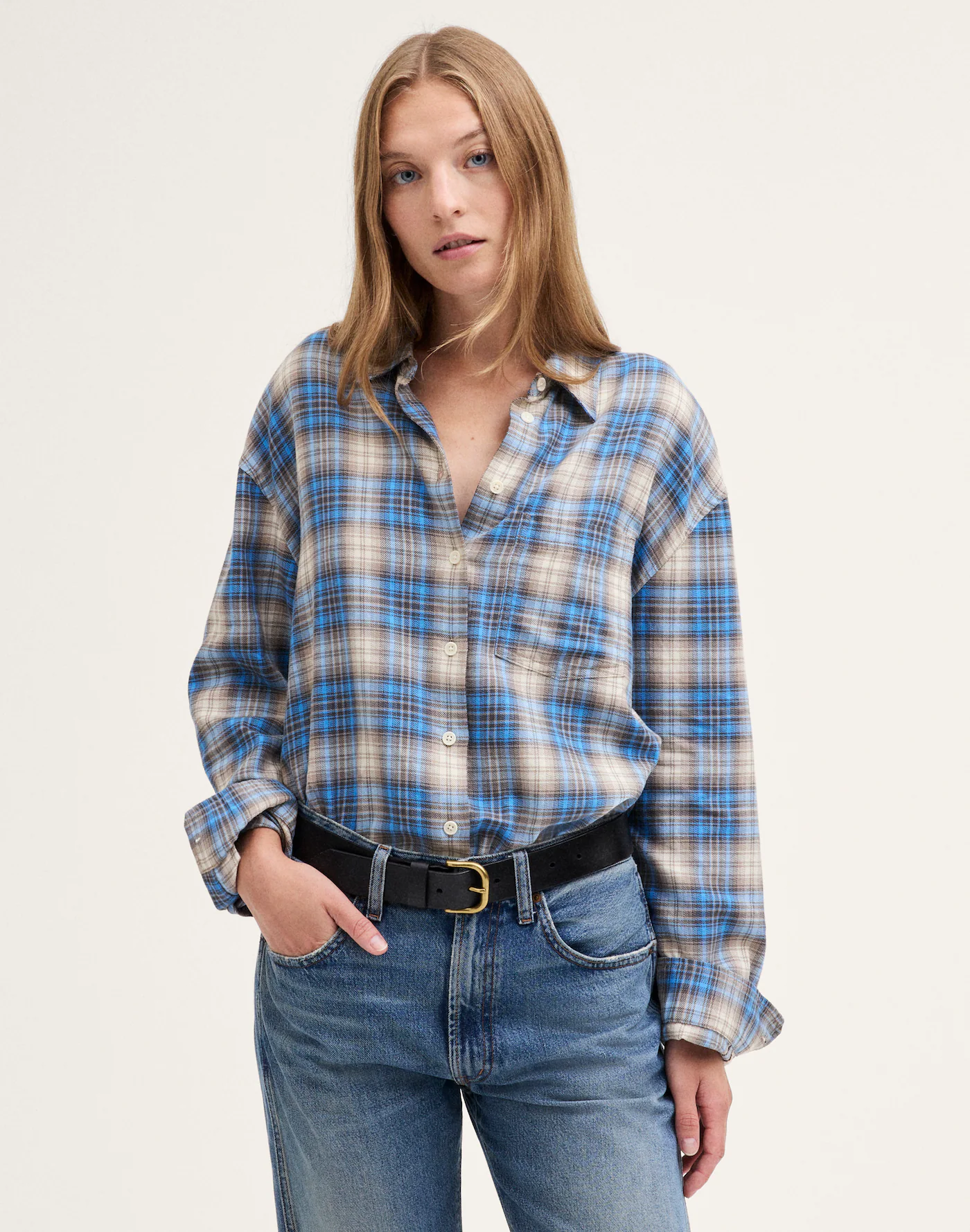 The Easy Shirt in Lightweight Flannel