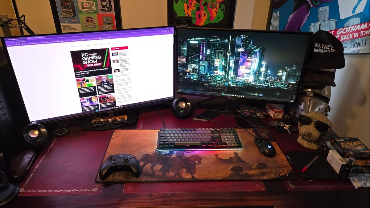 Fraser Brown's desk