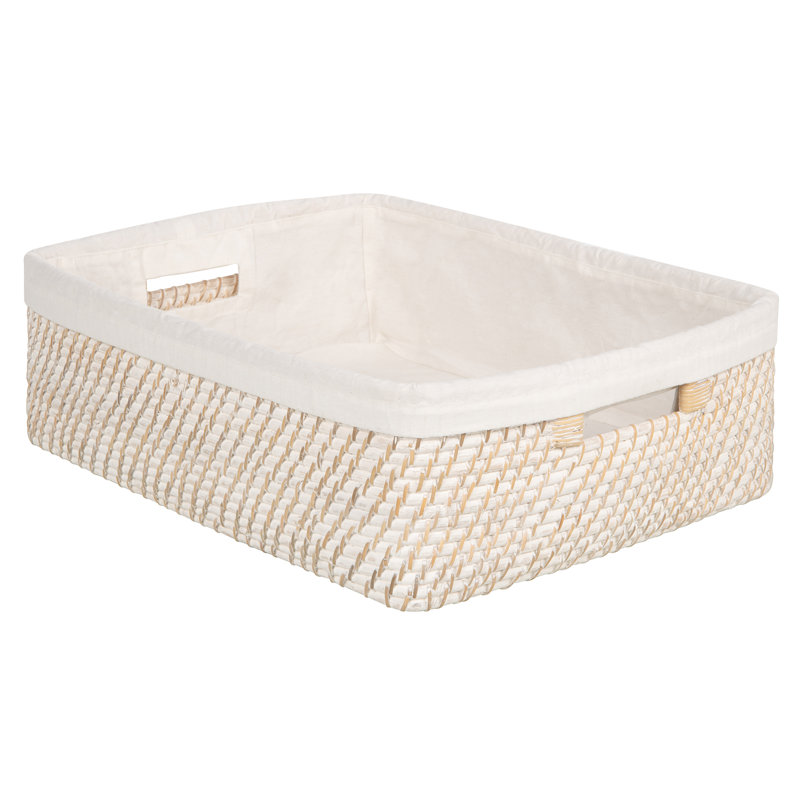 Rosecliff Heights Bavan Rattan Basket &amp;amp; Reviews | Wayfair