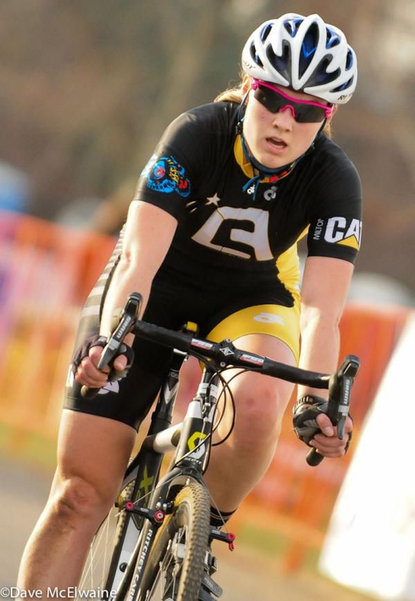 Elle Anderson (Ladies First Racing) had a late race bobble that took her out of contention