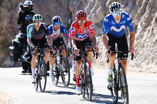 No final twist after all for Primož Roglič as GC winner-elect Enric Mas and Movistar thrive among the chaos of an epic, breathless Vuelta a España queen stage – Analysis