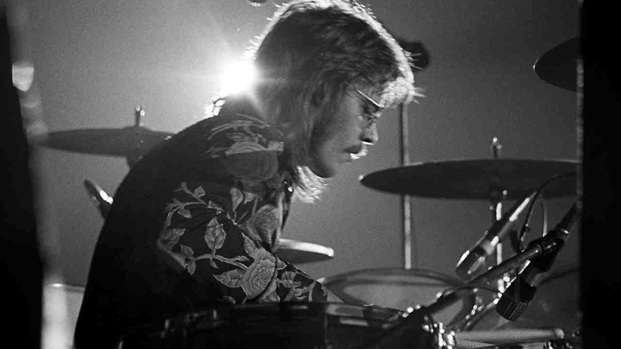 ZZ Top&amp;rsquo;s Frank Beard performing onstage in 1974