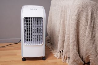 Air cooler unit inside a home