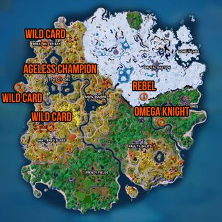Fortnite Oathbound Items map