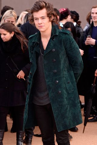 Harry Styles at Burberry
