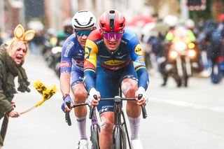 Mads Pedersen (Lidl-Trek) in action at the Tour of Flanders last Sunday