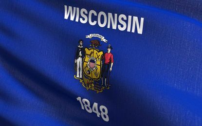 picture of Wisconsin flag