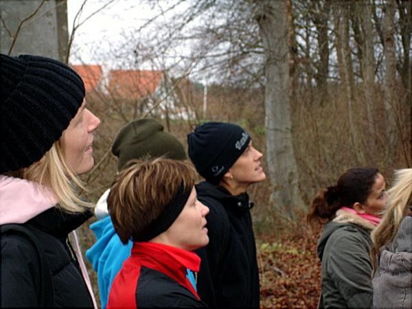 The rest of the group is focused