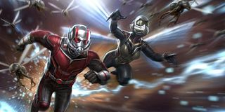 Ant-Man and the Wasp in action