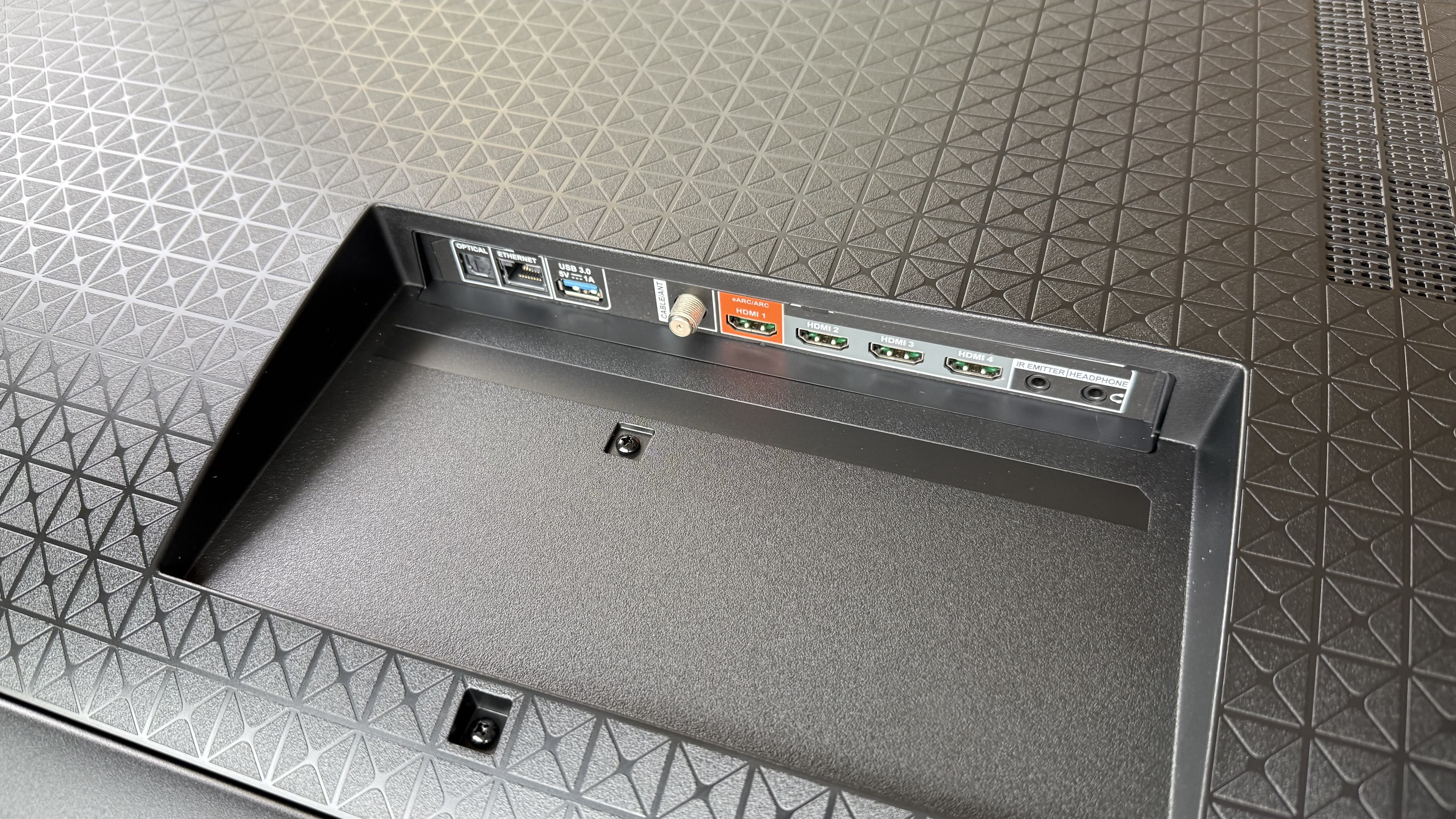 Amazon Fire TV Omni QLED (2025) rear panel ports