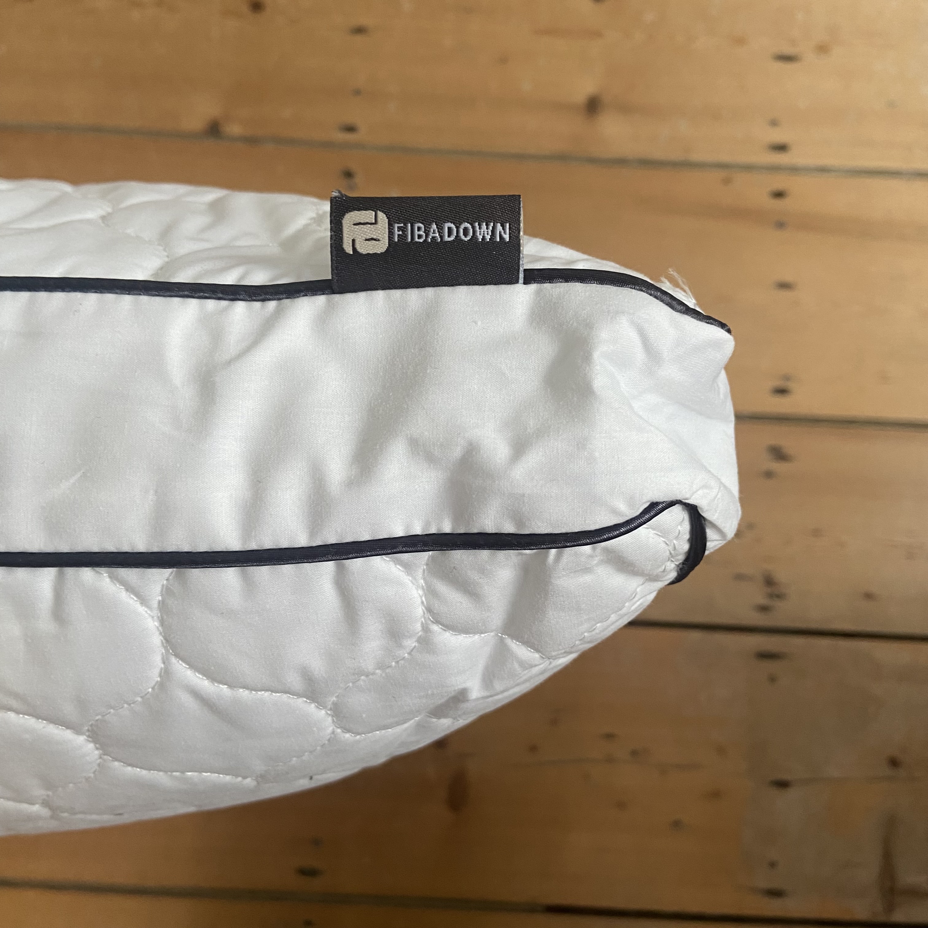 The Sealy Side Sleeper pillow being tested at home