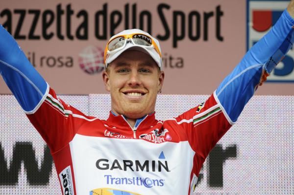 Tyler Farrar (Garmin-Transitions) will wear the points jersey on stage three