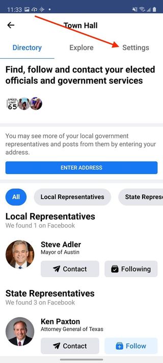 Turn off election reminders Facebook Mobile 4